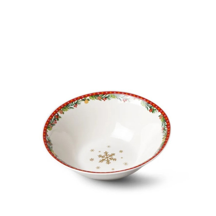 Салатник Fissman NEW YEAR 14,5 см фарфор (13804)