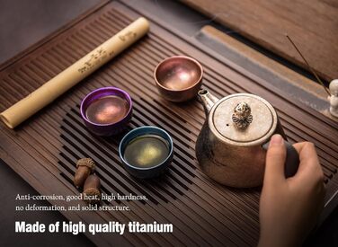 Титановий чайник із заварювальним пристроєм 300 мл iBasingo