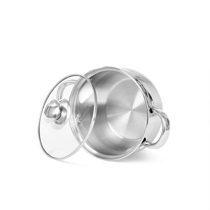 Каструля зі скляною кришкою 16 см 1,9 л PRIME Fissman