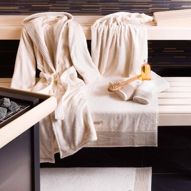 Рушник для гостей 30 x 50 см молочний Chenillebiesen Wellness Möve