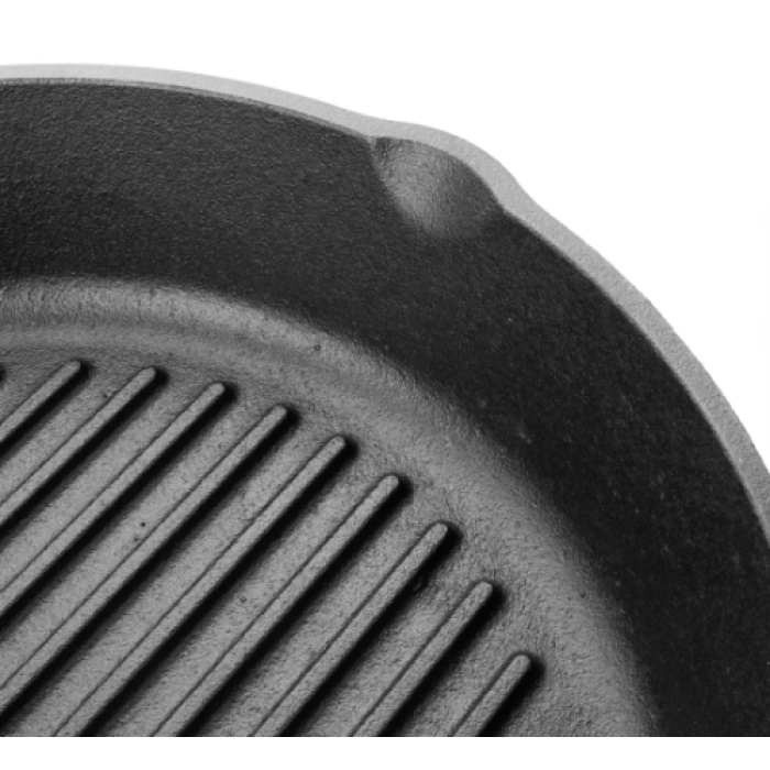 Чугунная гриль-сковорода Ø25 с ручкой см GRILLI 777178 Код: 012701