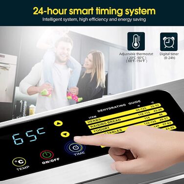 Дегідратор на 12 полиць, 800 Вт Kwasyo