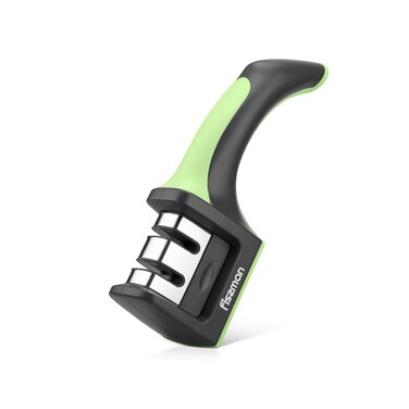 Точило для ножів Fissman 19x5x6 см двох крокова заточка (2961)