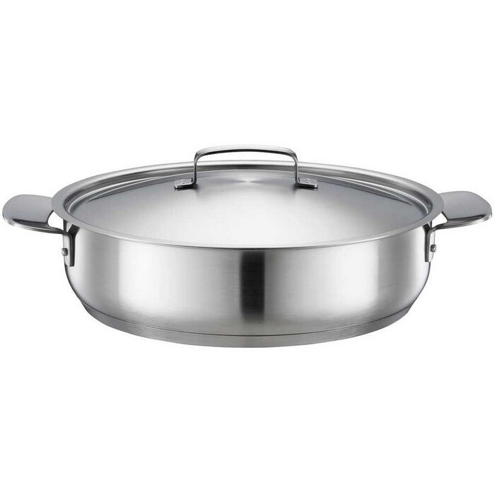 Сотейник глибокий Fiskars All Steel 28 см матовий (1064749)