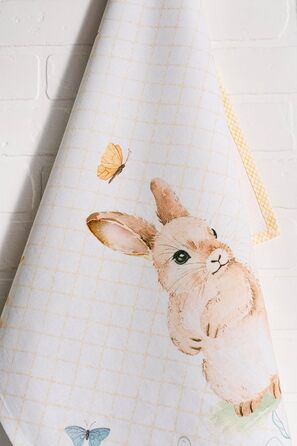 Набір з 3 багатоцільових кухонних рушників Maison d&39 Hermine Rural Christmas, 100 бавовна Барні рушники День подяки/Різдво (50 см x 70 см) (13 - Великодні роси)