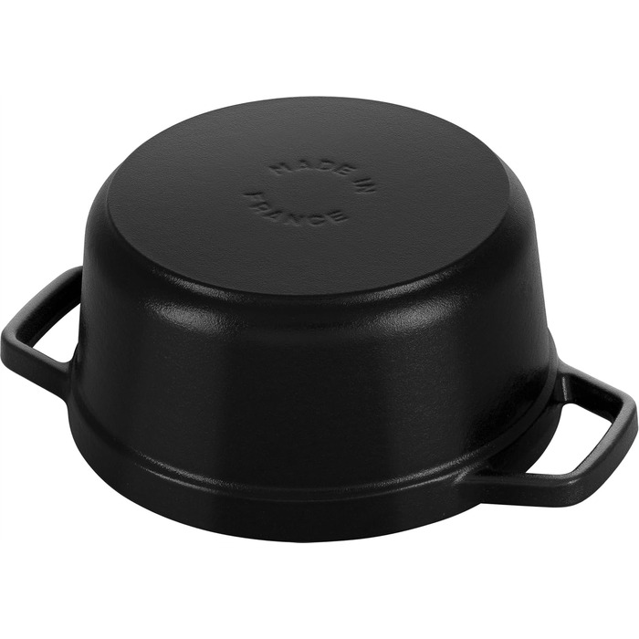 Кокот круглый 18 см, черный Staub