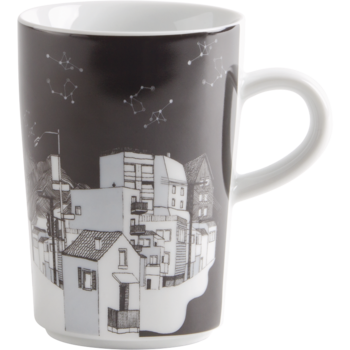 Чашка для макиато 0,35 л Five Senses City Life black / white Kahla