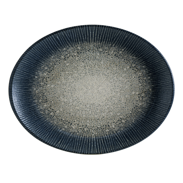 Блюдо овальное 31*24 см, синее, Arctic Moove, GenWare