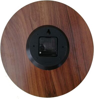 Настінний кухонний годинник YOAI, вінтажний шаббі-шик, антикварний, ностальгічний, сільський, кварцовий годинник з МДФ з безшумним механізмом, 12 дюймів/30 см Ø (лаванда в горщику)