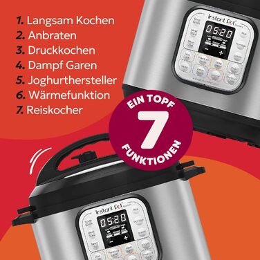 Електрична мультиварка 3 л 1000 Вт Instant Pot