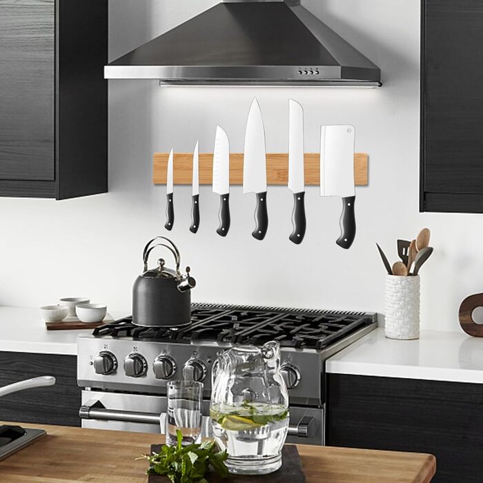 Магнітний тримач для ножів з бамбука 40 см Herboom