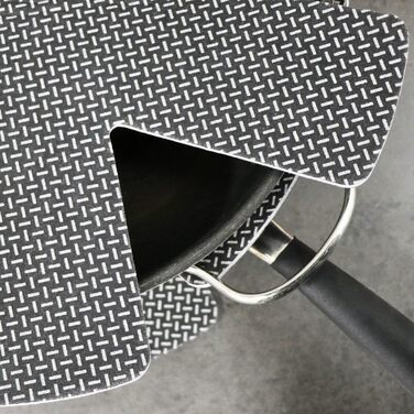 Набір з 6 фетрових підставок під гаряче 38 см, сірий Com-Four