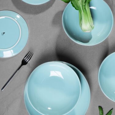 Набор из 6 тарелок для супа 21 см Konsimo