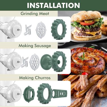 М'ясорубка з кондитерською насадкою Geedel