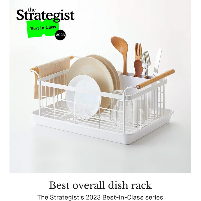 Підставка для посуду 47 х 33,5 х 20 см білий Drainer - Tosca YAMAZAKI