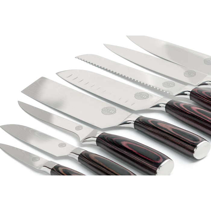 Професійний набір ножів, 8 предметів GRILLI