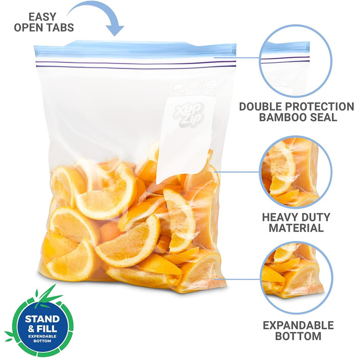 Вакуумні пакети 40 пакетів 26,8 х 29,8 см XupZip