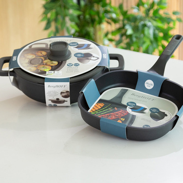 Сотейник с антипригарным покрытием BergHOFF LEO STONE+, диам. 28 см, 4,7 л