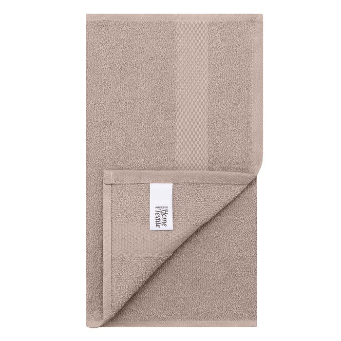 Рушник махровий Ardesto Essence 30х50см, 100% бавовна, бежевий