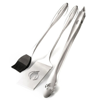 Набор из 3 предметов, щипцы, лопатка, кисточка Napoleon