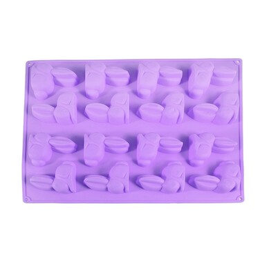 Форма для льоду і шоколаду Fissman 16 осередків Зайці 29x22,5x1,7 см (6556)