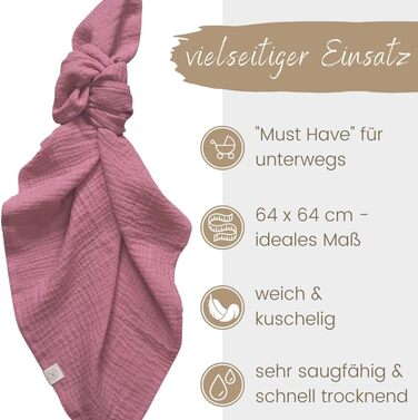 Набір з 4 рушників для дітей 64 x 64 см Dikos