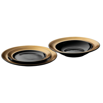 Набір тарілок BergHOFF GEM, чорний, 3 шт.