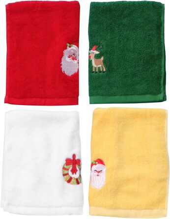 Набір з 4 різдвяних кухонних рушників 45 x 32 см Ciieeo