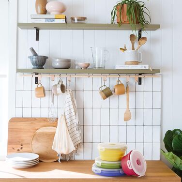 Круглые силиконовые складные контейнеры 4 шт Virklyee