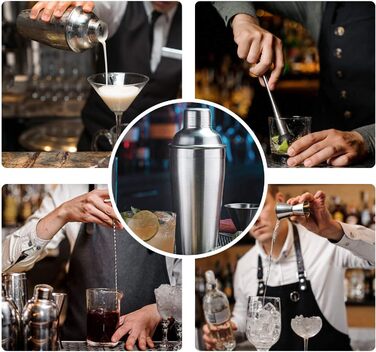 Набір коктейльний з нержавіючої сталі 750 мл Esmula