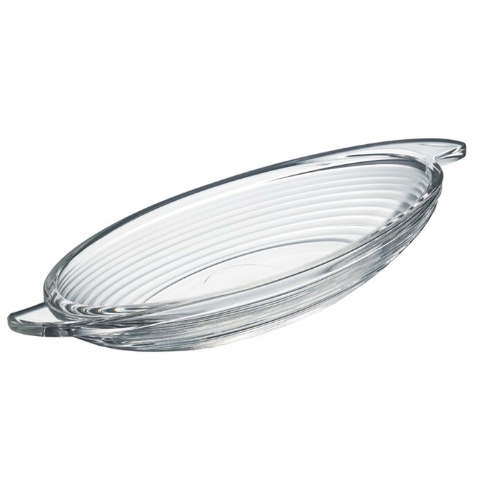 Блюдо для десертів La Rochere BALI, овальне, скло, 25 х 8 х 3 см