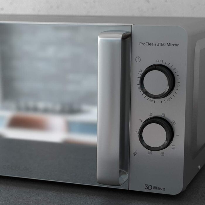 Мікрохвильова піч 700 Вт ProClean 3160 Mirror Cecotec