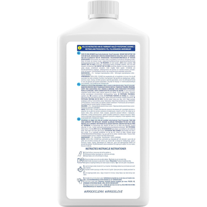 Засіб для миття духовок та грилів 750 мл Maxxi Clean