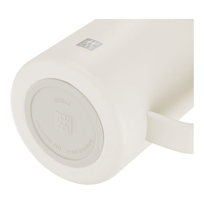 Термокружка 380 мл з ручкою, нержавіюча сталь, кремовий колір Thermo Plus Zwilling