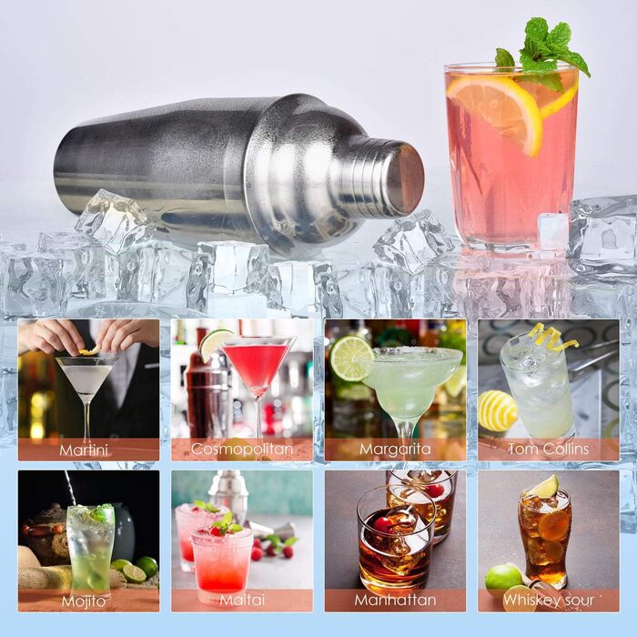 Набір коктейльний з нержавіючої сталі 750 мл Esmula