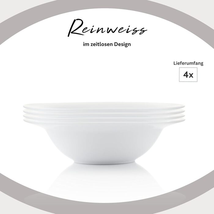 Набір тарілок для пасти на 4 персони Sänger