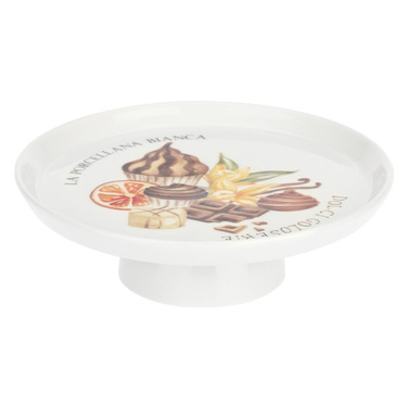 Подставка для десертов La Porcellana Bianca GOLOSERIE, фарфор, диам. 16 см