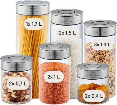 Набір для зберігання 12 предметів з кришкою SILBERTHAL