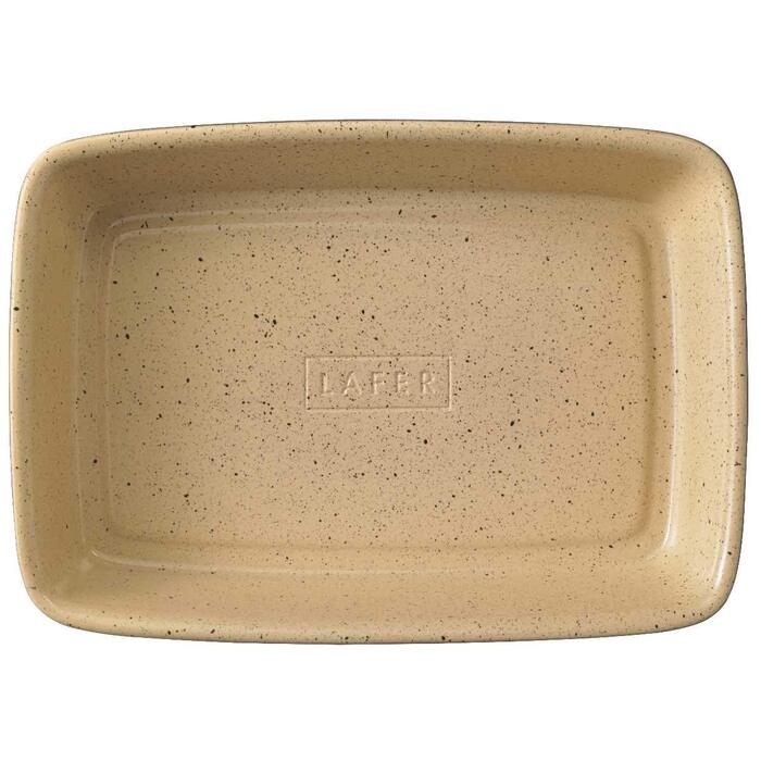 Форма для гриля большой, 33,2 x 21,1 x 6,5 см, бежевый/черный, Lafer BBQ Römertopf