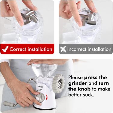 М'ясорубка з кондитерською насадкою Geedel