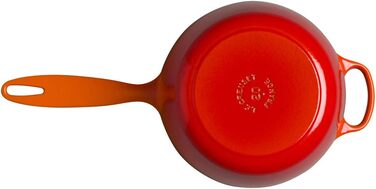 Чавунний сотейник Ø 20 см, 2,5 л з кришкою, полум'яно-червоний Signature Le Creuset