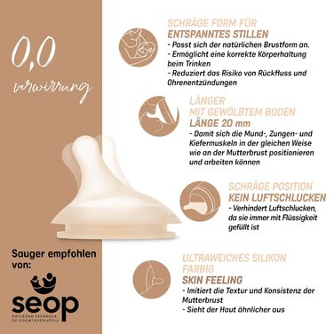 Пляшечка для годування 270 мл Zero Zero SUAVINEX