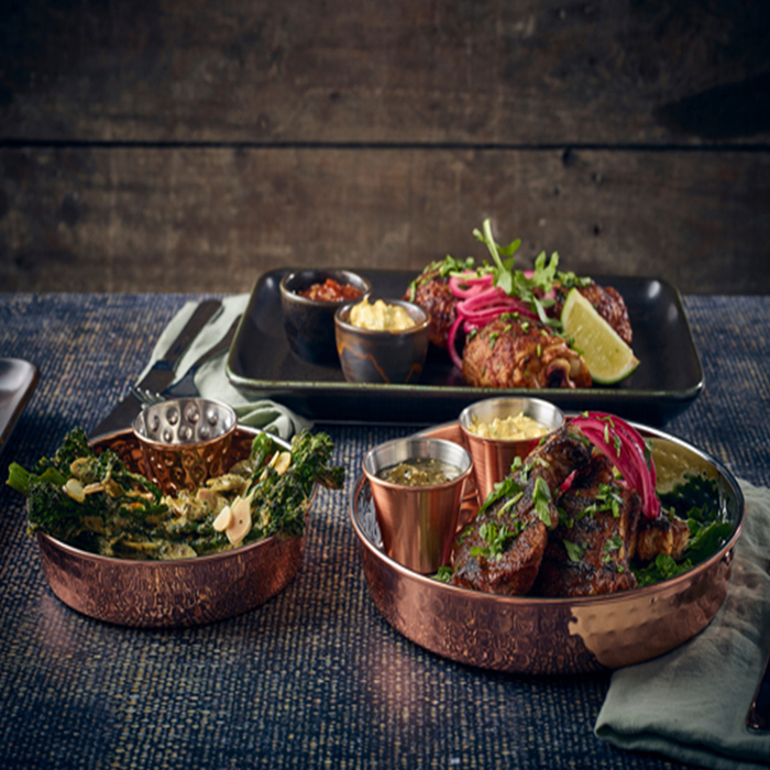 Страва глибоке 25 см, мідне покриття, GenWare