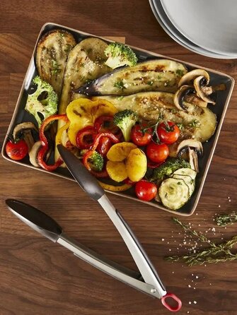 Tefal Щипці для гриля, сталь, чорно-сірий