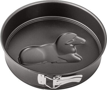 Роз'ємна форма Zenker Ø 26 см SPECIAL CREATIVE, форма для випічки з 2 мотивами, кругла форма для торта з антипригарним покриттям, креативна випічка (колір чорний), кількість