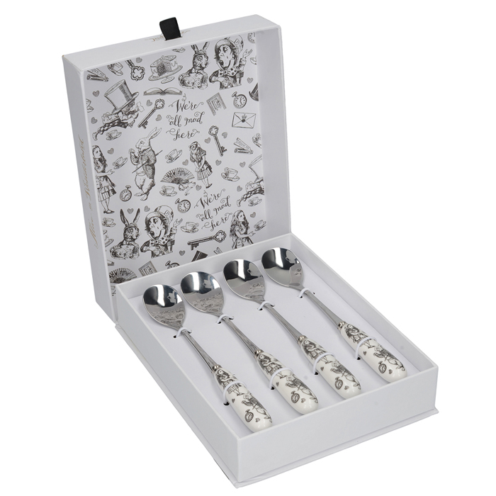 Набір чайних ложок CreativeTops Alice in Wonderland, 4 шт.