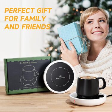 Електричний підігрівач для чашок 36 Вт круглий, білий BTOYM