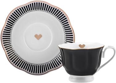 Набір чашок для еспресо з блюдцами на 6 осіб 80 мл, 12 предметів Piraye KARACA