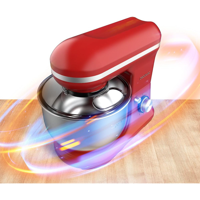 Міксер 1200 Вт, 5 л червоний Cecomixer Merengue 5L 1200 Cecotec