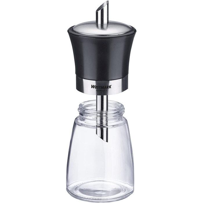 Дисплей дозатора цукру Westmark, вміст 6 дозаторів, ємність 190 мл кожен, скло/нержавіюча сталь/пластик, чорний, прозорий/чорний/сріблястий, 63592611 дозатор цукру 6 шт. чорний